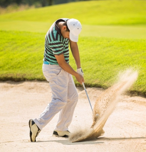 how to hit a bunker shot