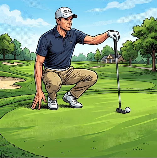 how to read greens in golf