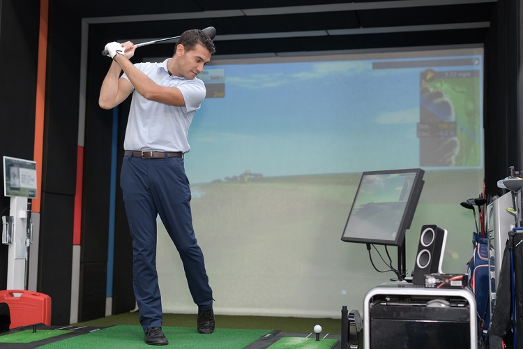 indoor golf simulator