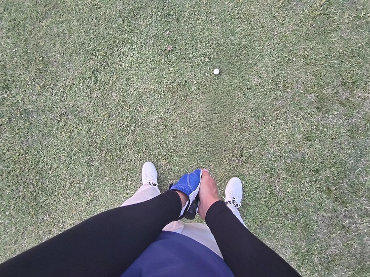golf ball top view