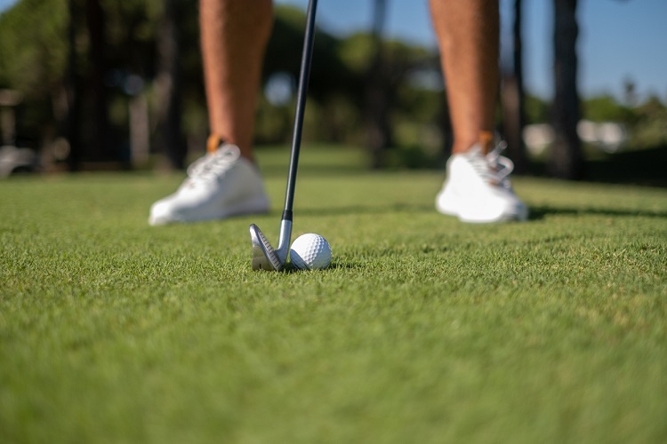how far to stand from the golf ball