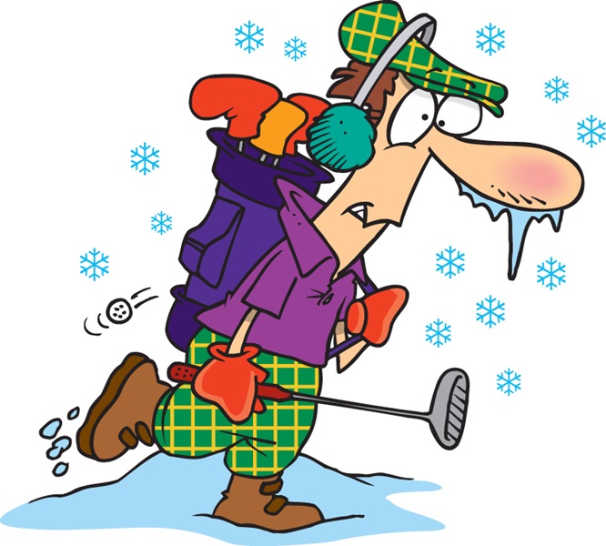 winter golf