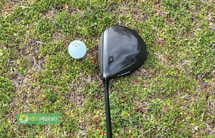 callaway paradym ai smoke max driver hitting golf ball