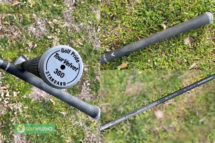 callaway paradym ai smoke max driver grip and shaft