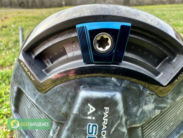 callaway paradym ai smoke max driver sliding weight