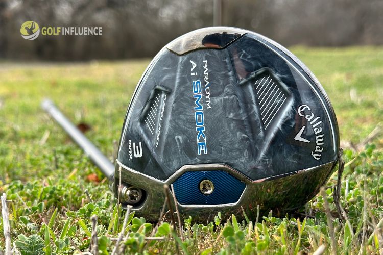 callaway paradym ai smoke max fairway wood on the grass