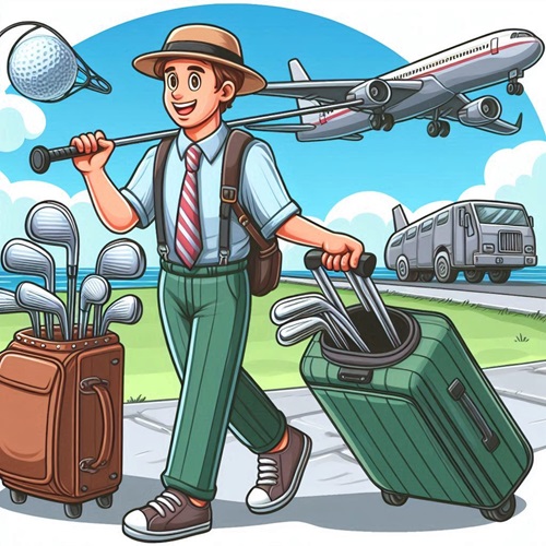 how to travel with golf clubs