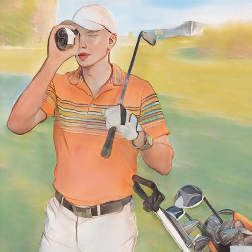 how to use a golf rangefinder