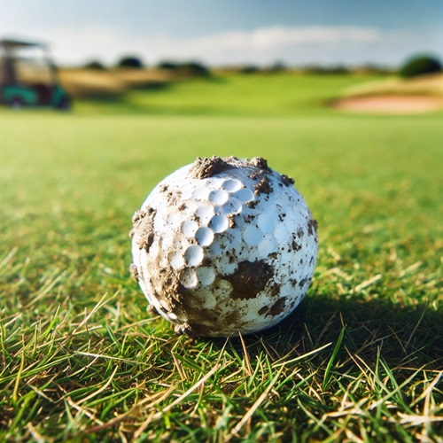 what is a mud ball in golf