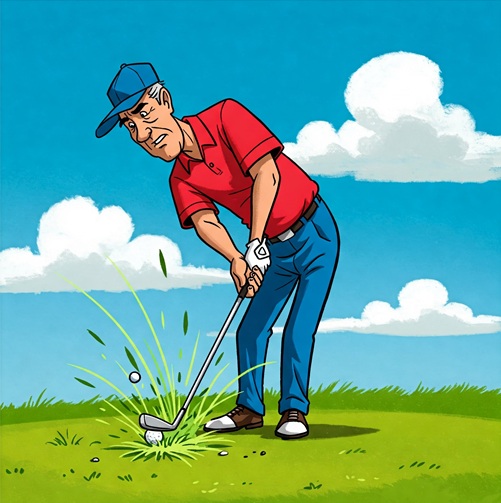 how to stop hitting fat golf shots