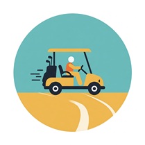 cart parked icon