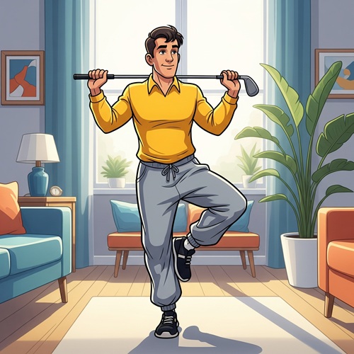 golf exercises at home