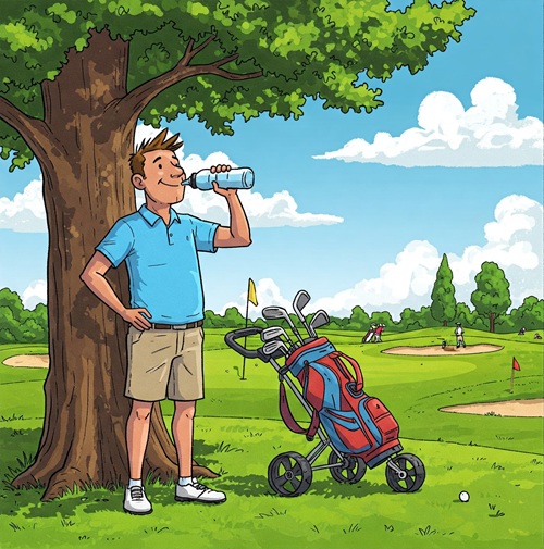 how to stay cool on the golf course