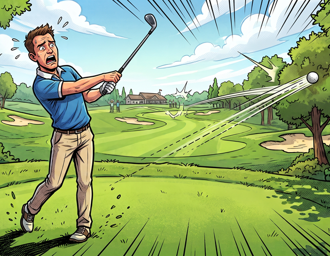 how to stop pushing the golf ball